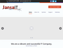 Tablet Screenshot of jansait.com